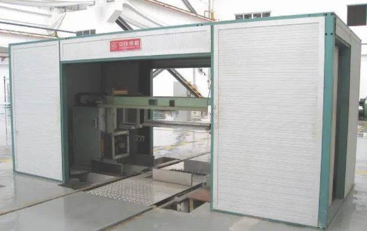 Tekerlek takımı NDT makinası
